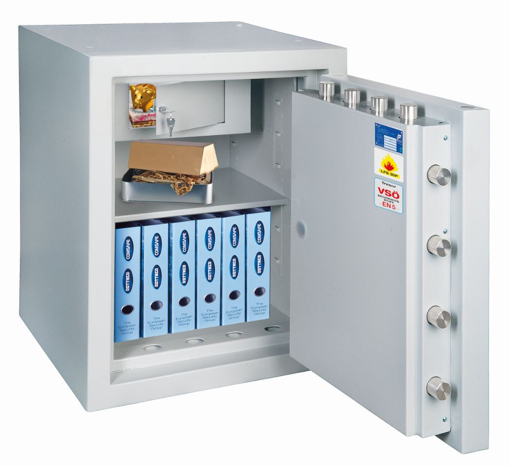 resort_fire_85_web_5 Rottner feuersicherer Wertschutzschrank EN5 Resort 130 Elektronikschloss IT Fire Premium lichtgrau