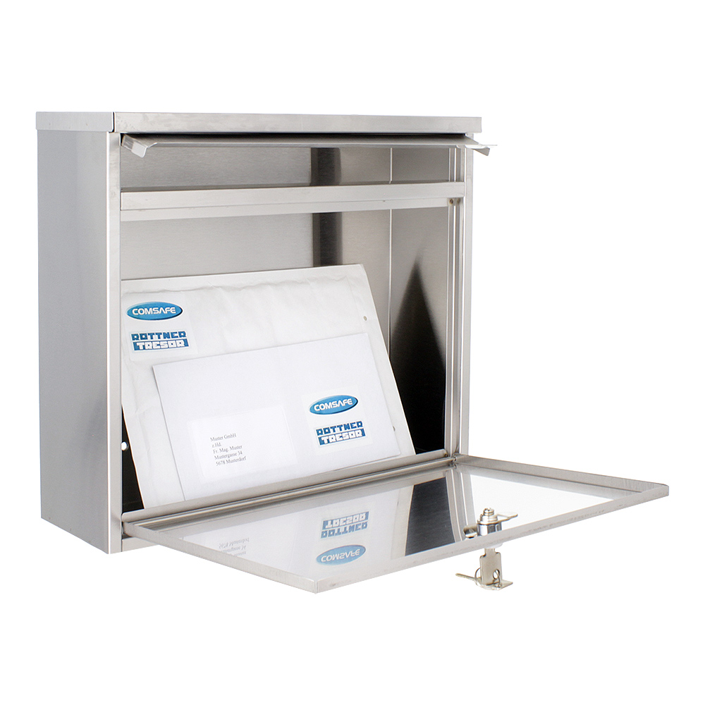 rottner-18707-hochhaus-ii-inox-bungalow-t00158_inhalt Rottner Edelstahl Briefkasten Hochhaus II