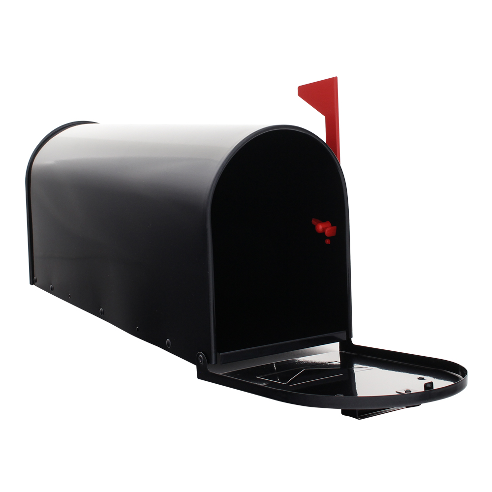 rottner-briefkasten-31026-mailbox-schwarz-t00217_offen Rottner Briefkasten Mailbox schwarz