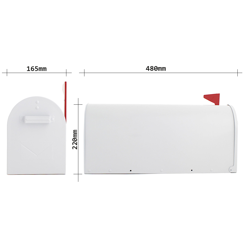 rottner-briefkasten-31028-mailbox-weiss-t00218_abmessungen_1 Rottner Briefkasten Mailbox ALU weiß