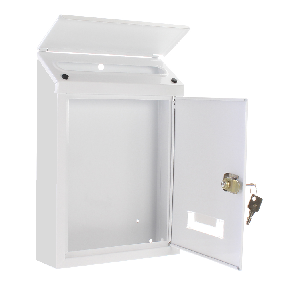 rottner-briefkasten-50828-udine-weiss-t02952_offen Rottner Briefkasten Udine weiß