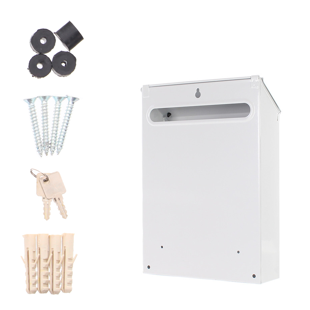 rottner-briefkasten-50828-udine-weiss-t02952_zubehoer Rottner Briefkasten Udine weiß