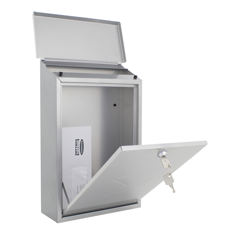 rottner-briefkasten-61103-parma-silber-t03401_inhalt_rottner Rottner Briefkasten Parma silber