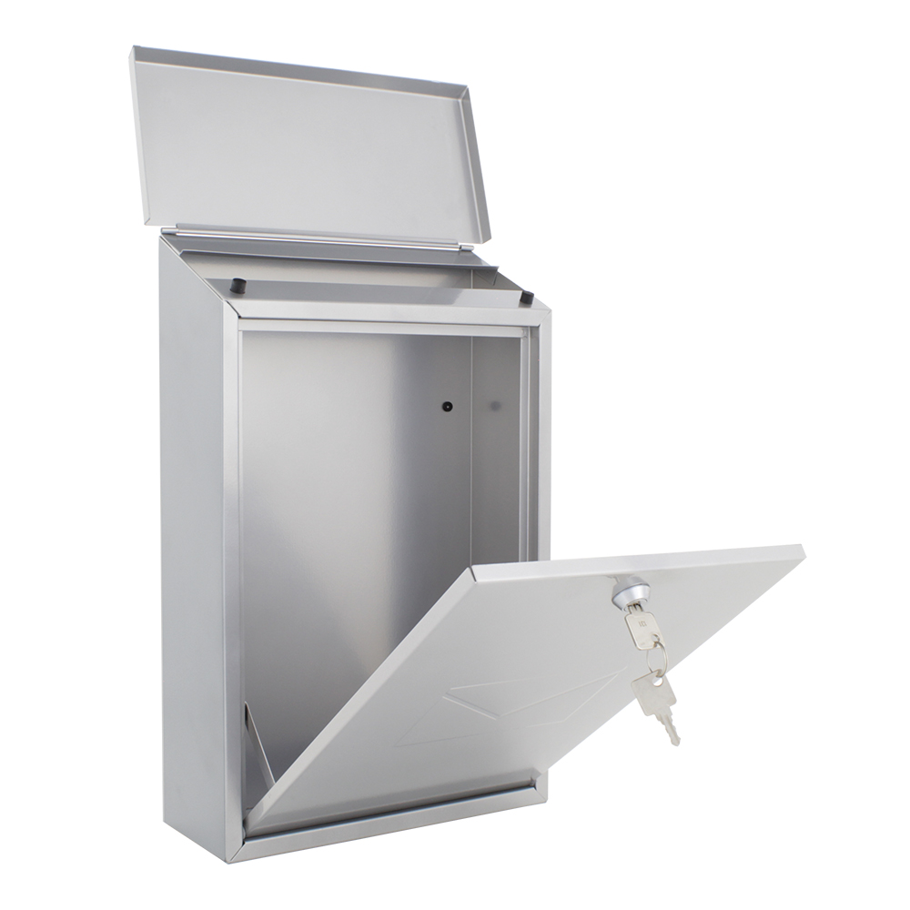 rottner-briefkasten-61103-parma-silber-t03401_offen Rottner Briefkasten Parma silber