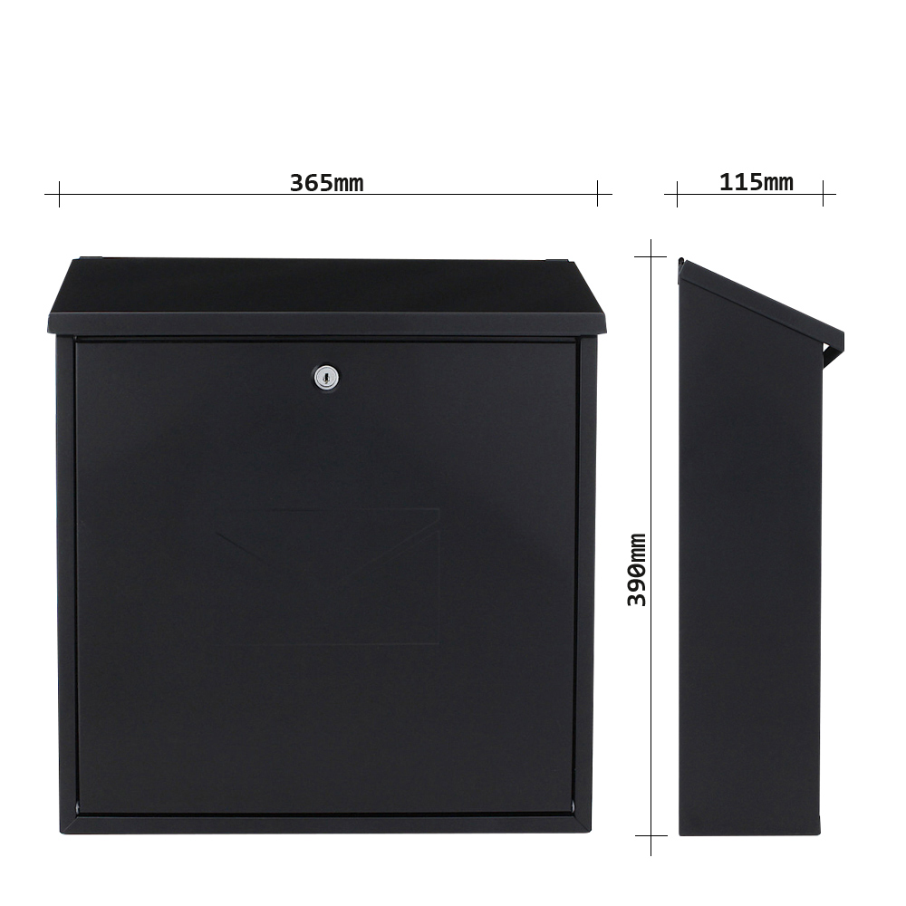 rottner-briefkasten-62108-firenze-anthrazit-t03426_abmessungen Rottner Briefkasten Firenze schwarzgrau