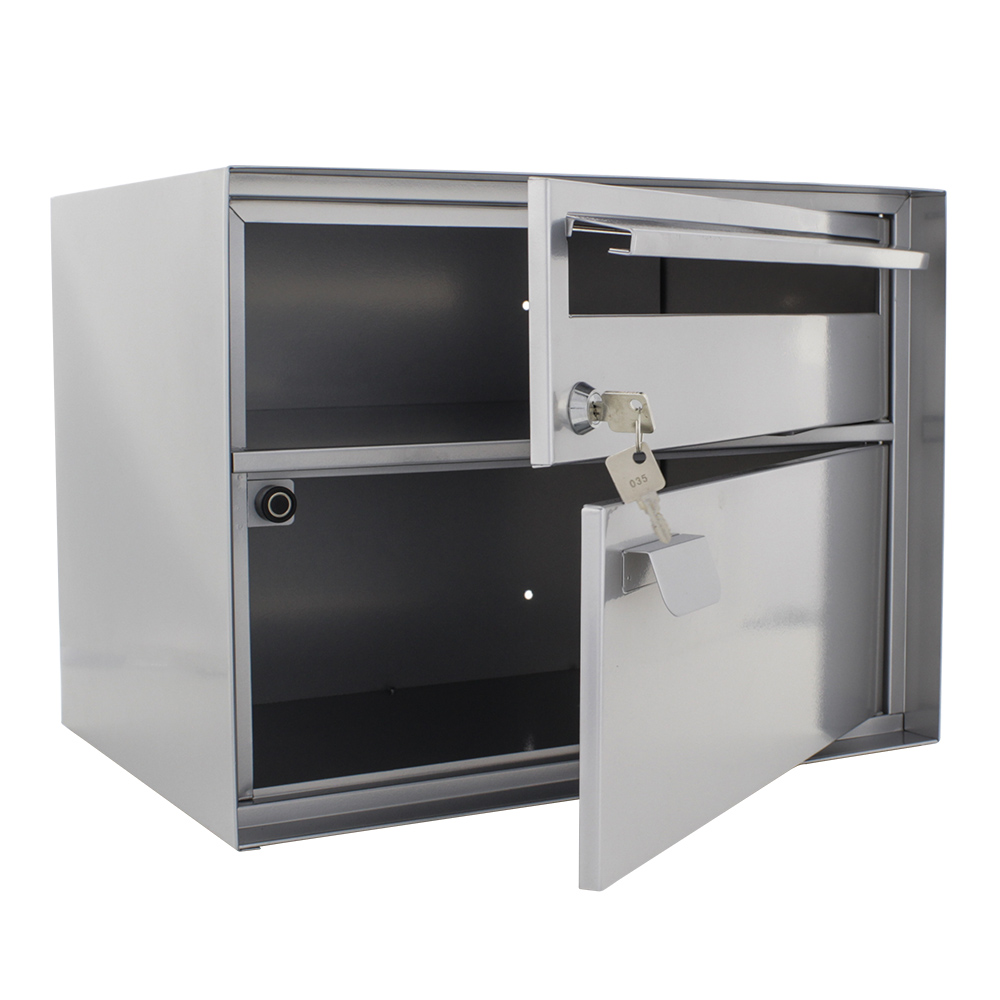 rottner-briefkasten-edelweiss-silber-t04642_offen Rottner Paketbriefkasten Edelweiss silber