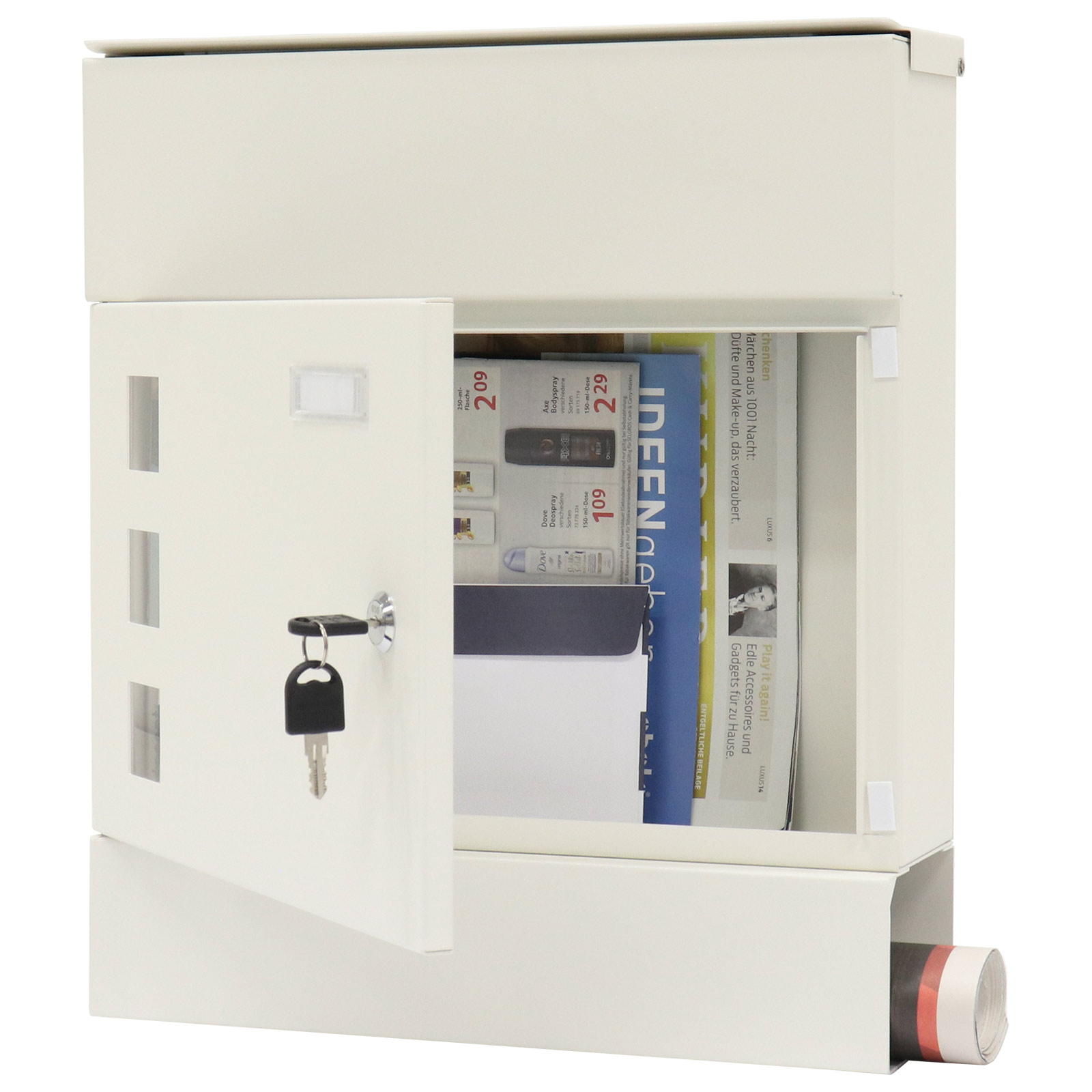 rottner-briefkasten-globe-weiss-t06341_inhalt2 Rottner Briefkasten Globe weiss