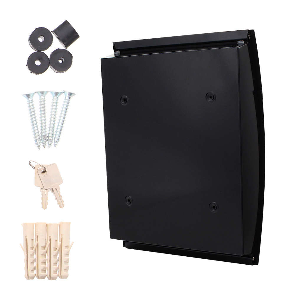 rottner-briefkasten-harrow-schwarzgrau-t05745_zubehoer Rottner Briefkasten Harrow schwarzgrau