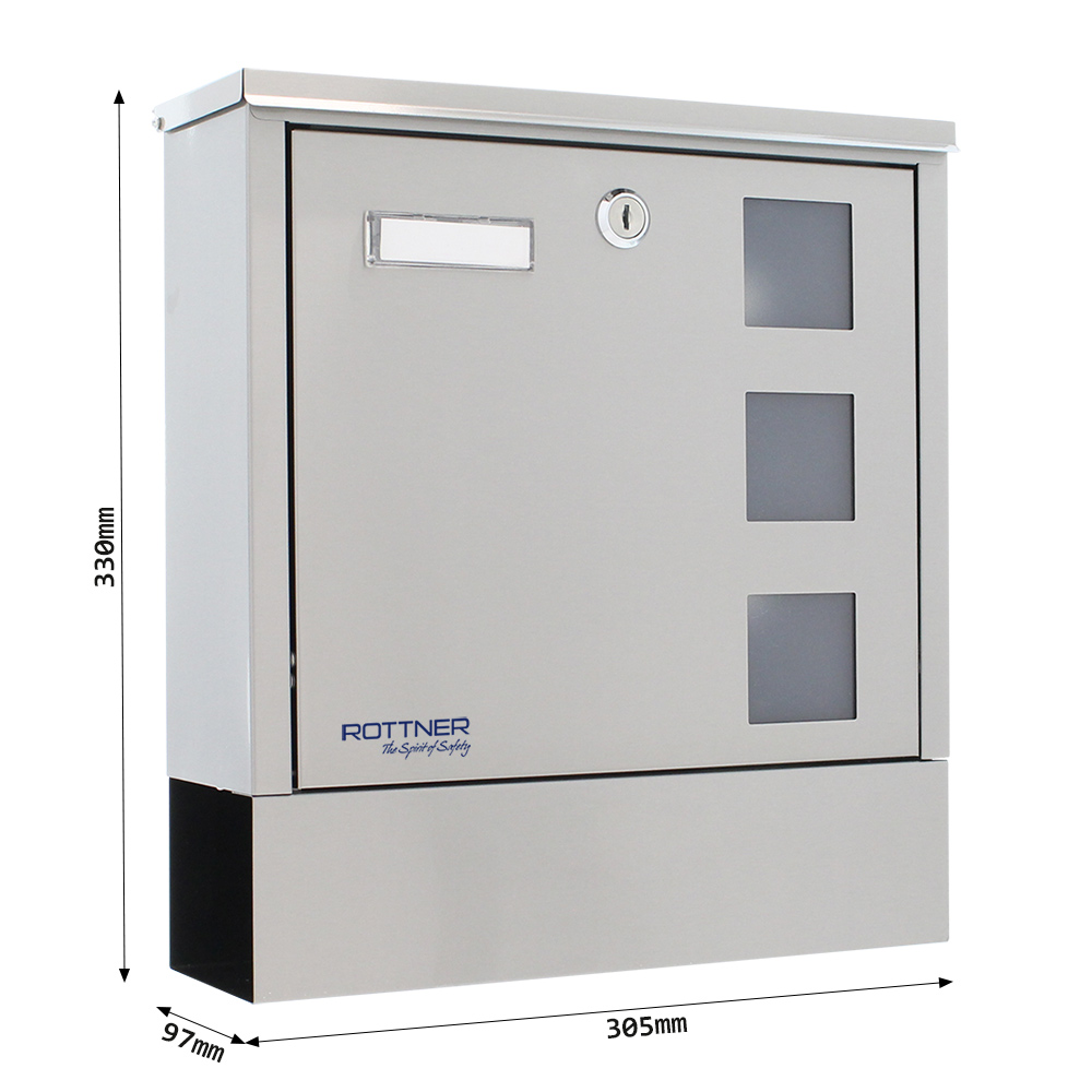 rottner-briefkasten-lago-inox-t06331_abmessungen_neu Rottner Briefkasten Lago Inox