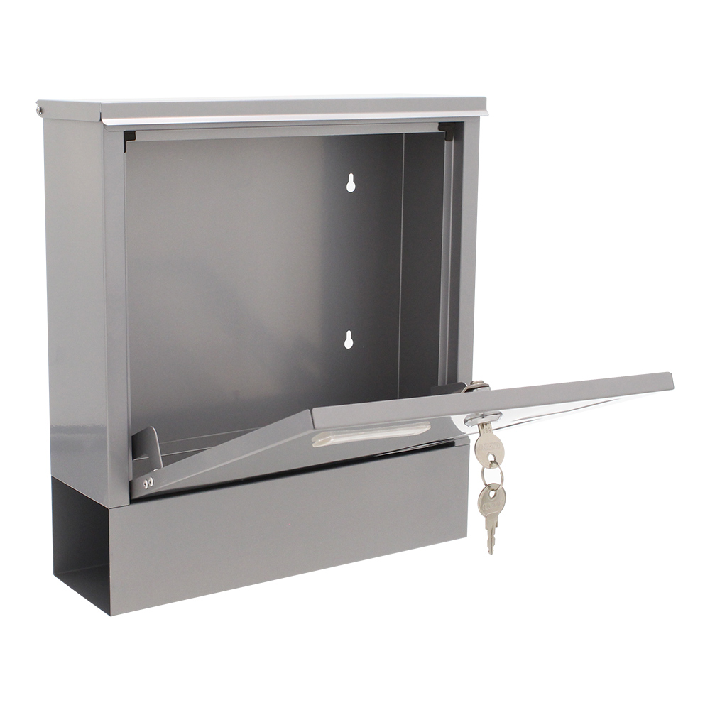 rottner-briefkasten-lago-silver-t06332_offen Rottner Briefkasten Lago Silver