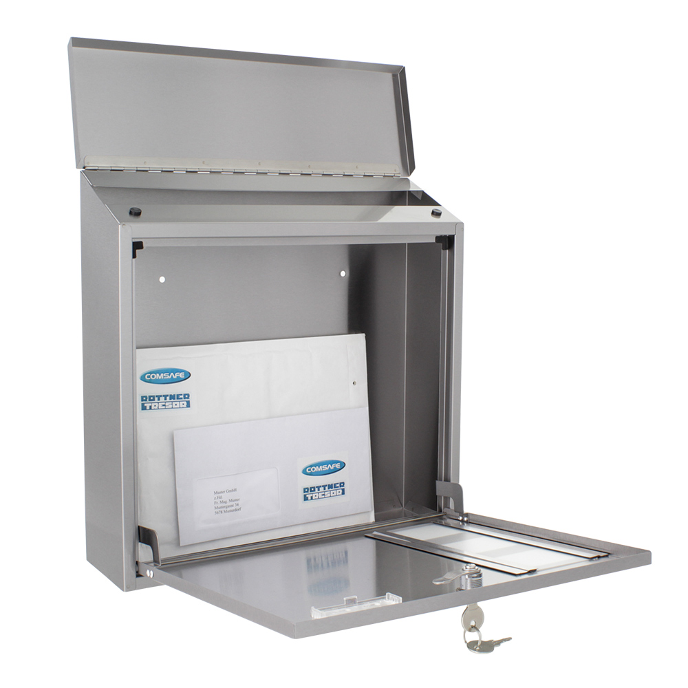 rottner-briefkasten-muro-inox-t06048_inhalt_rottner Rottner Edelstahl-Briefkasten Muro Inox