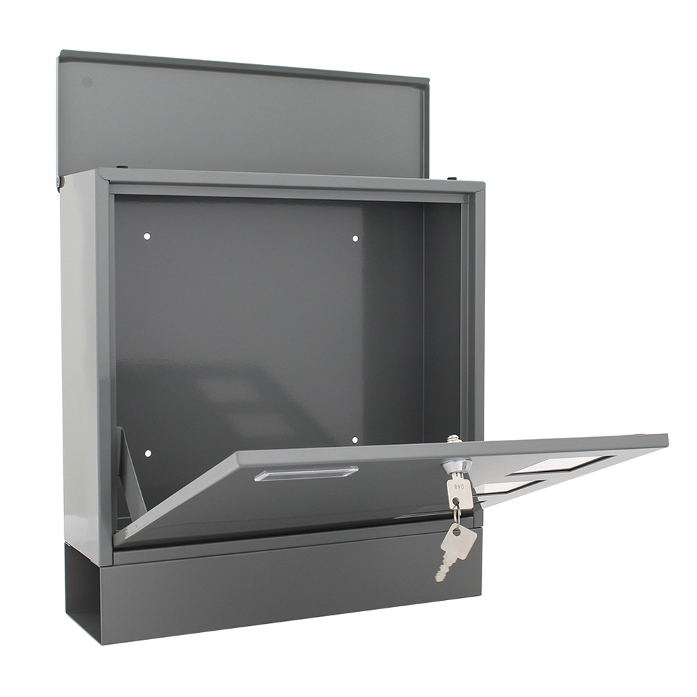 rottner-briefkasten-postale-grey-t06049_offen Rottner Briefkasten Postale grau