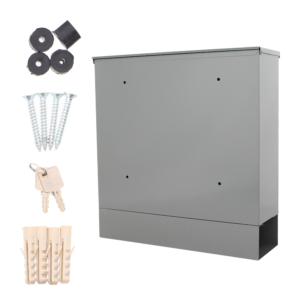 rottner-briefkasten-postale-grey-t06049_zubehoer Rottner Briefkasten Postale grau