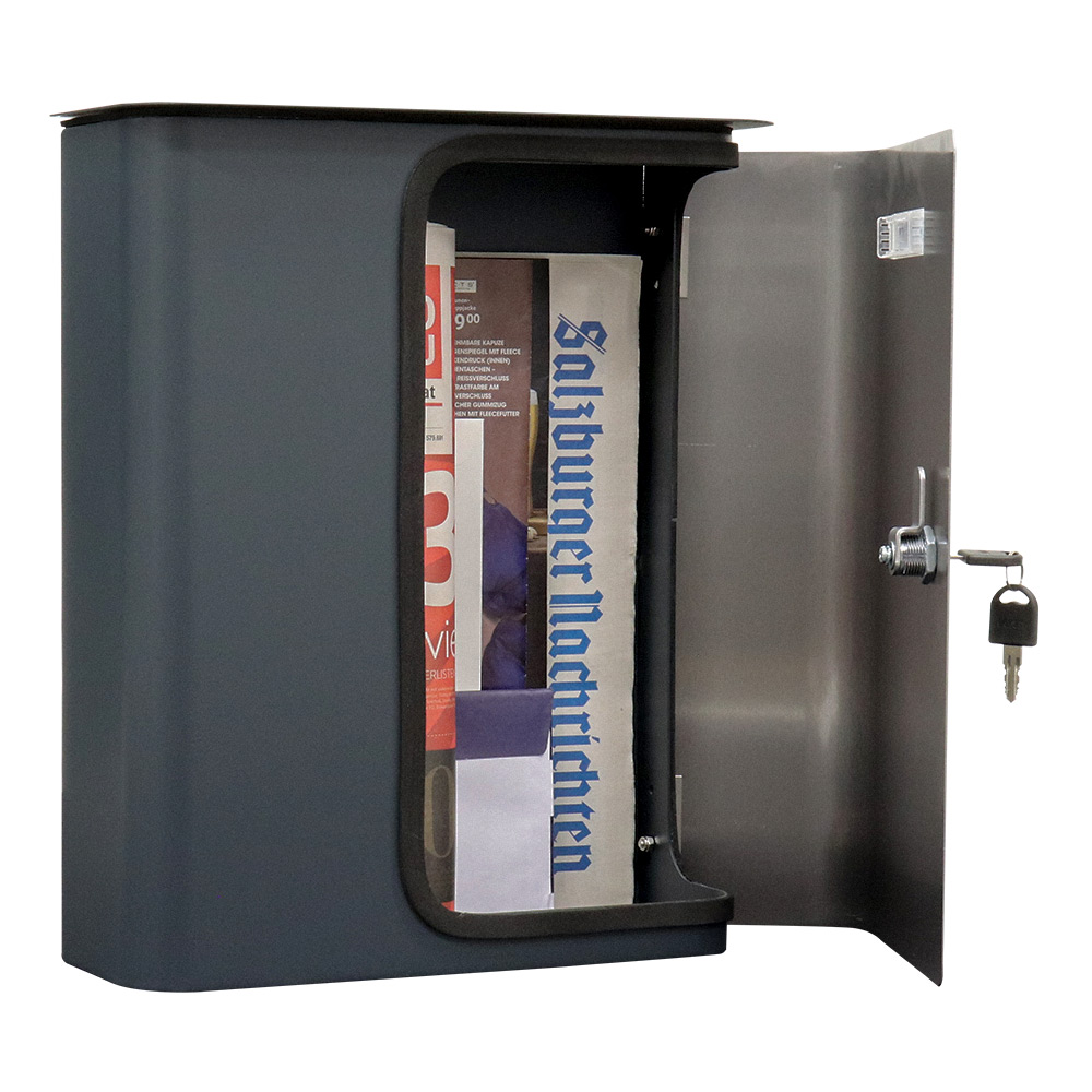 rottner-briefkasten-splashy-korpus-anthrazit-tuer-edelstahl-s00313_inhalt_1 Rottner Briefkasten Splashy anthrazit Edelstahl