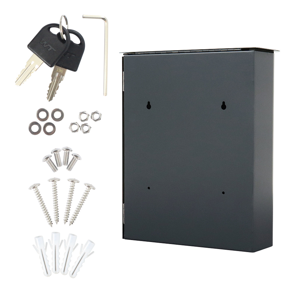 rottner-briefkasten-splashy-korpus-anthrazit-tuer-edelstahl-s00313_zubehoer Rottner Briefkasten Splashy anthrazit Edelstahl