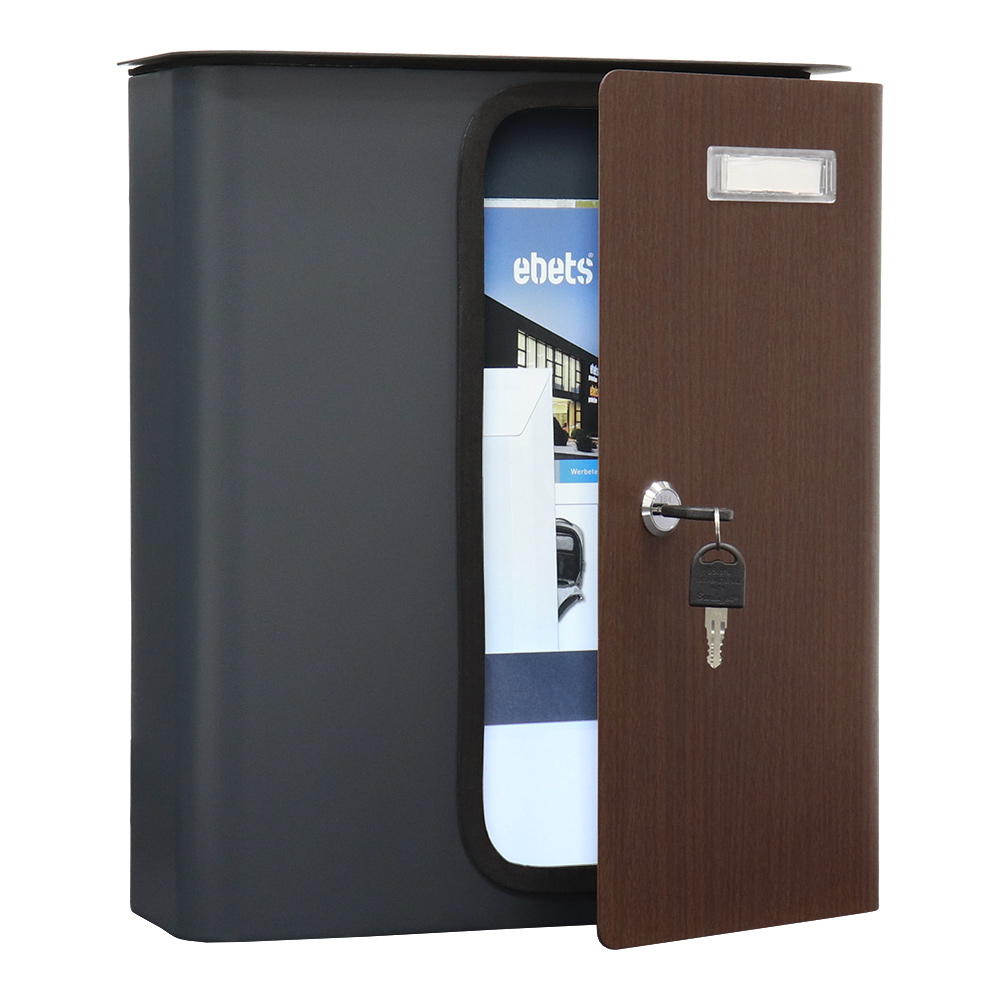 rottner-briefkasten-splashy-korpus-anthrazit-tuer-holzoptik-s00316_inhalt Rottner Briefkasten Splashy anthrazit Holzoptik