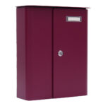 Rottner Briefkasten Splashy berry Edelstahl