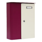 Rottner Briefkasten Splashy berry Edelstahl