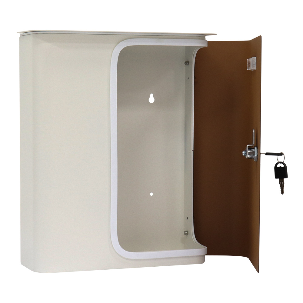 rottner-briefkasten-splashy-korpus-weiss-tuer-holzoptik-s00322_offen_1 Rottner Briefkasten Splashy weiß Holzoptik