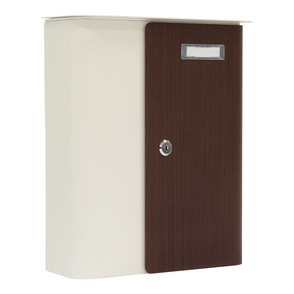 rottner-briefkasten-splashy-korpus-weiss-tuer-holzoptik-s00322_vs Rottner Briefkasten Splashy weiß Holzoptik