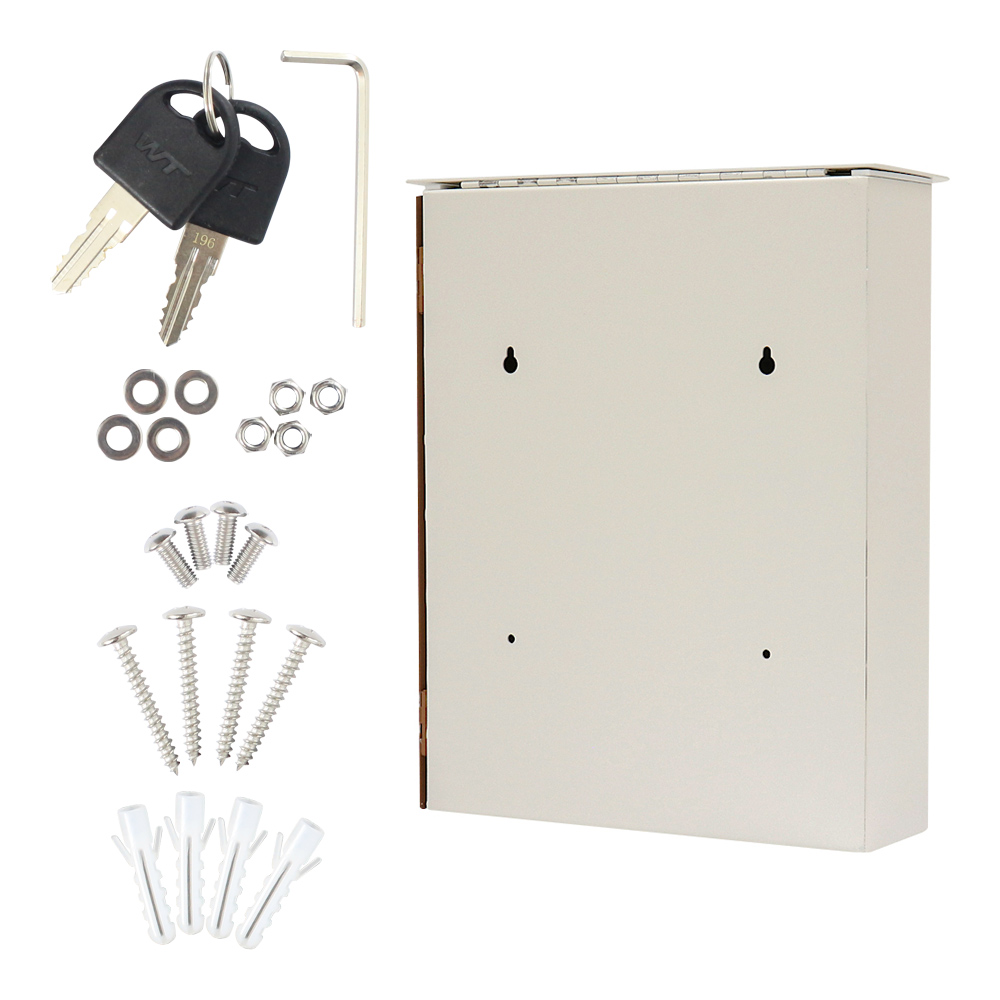 rottner-briefkasten-splashy-korpus-weiss-tuer-holzoptik-s00322_zubehoer Rottner Briefkasten Splashy weiß Holzoptik