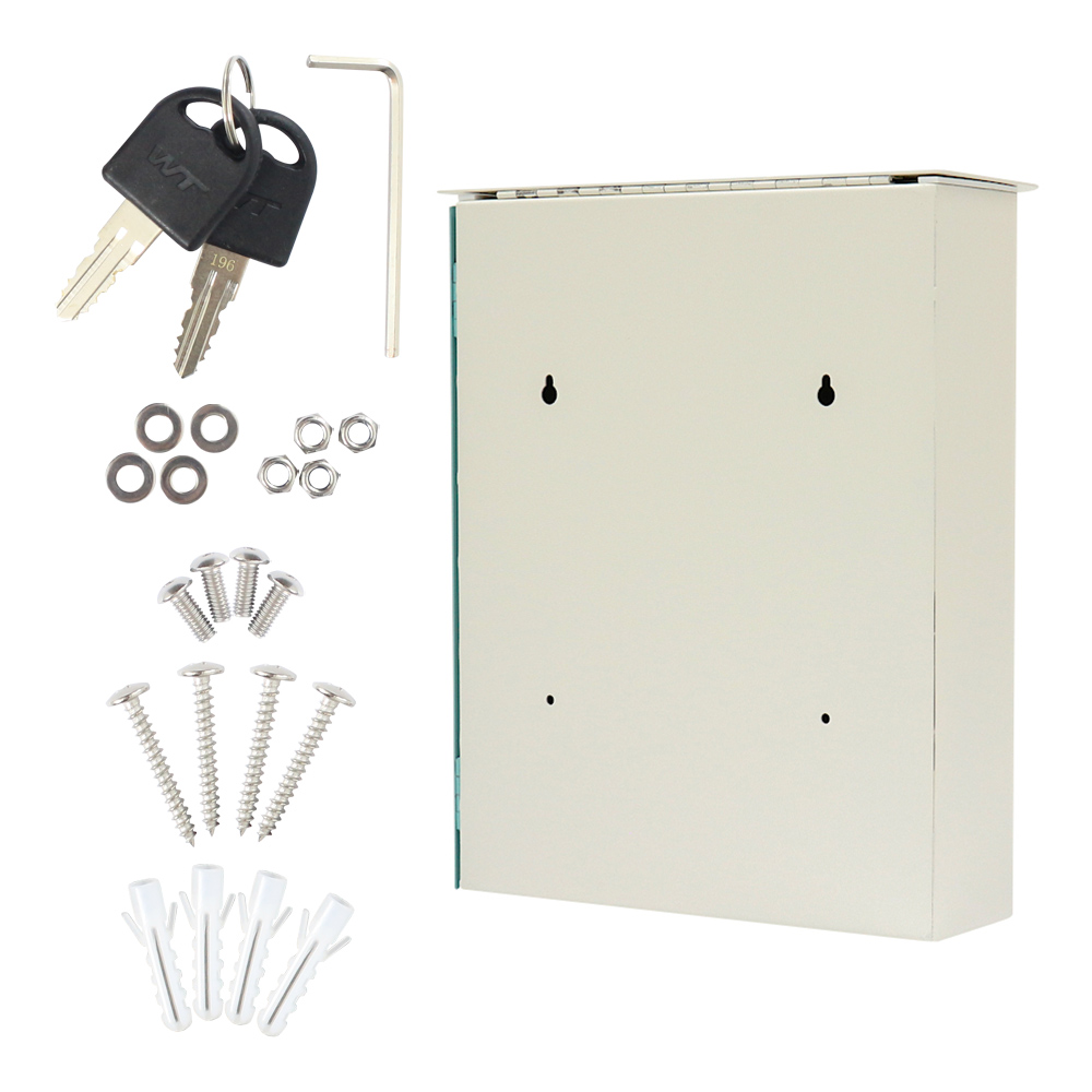 rottner-briefkasten-splashy-korpus-weiss-tuer-tuerkis-s00321_zubehoer Rottner Briefkasten Splashy weiß türkis