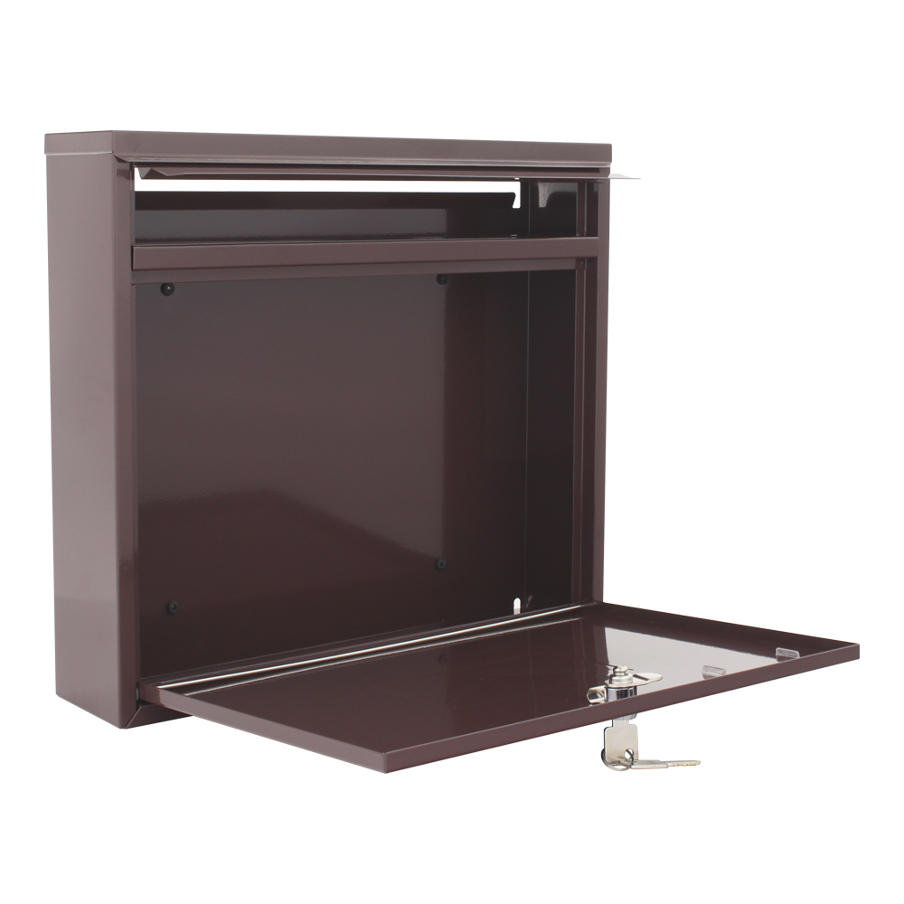 rottner-briefkasten-teramo-brown-t04771_offen1 Rottner Briefkasten Teramo braun