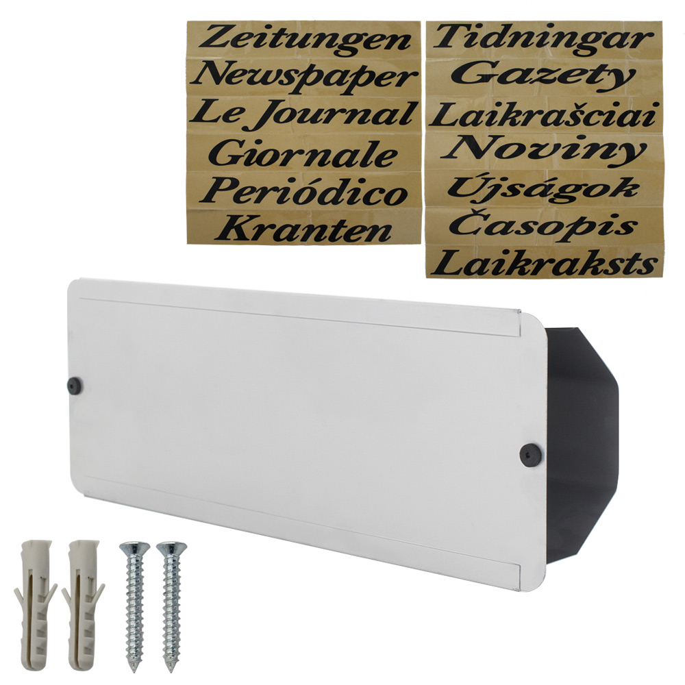 rottner-briefkasten-zeitungsrolle-pescara-weiss-t03028_zubehoer Rottner Zeitungsrolle Pescara weiß