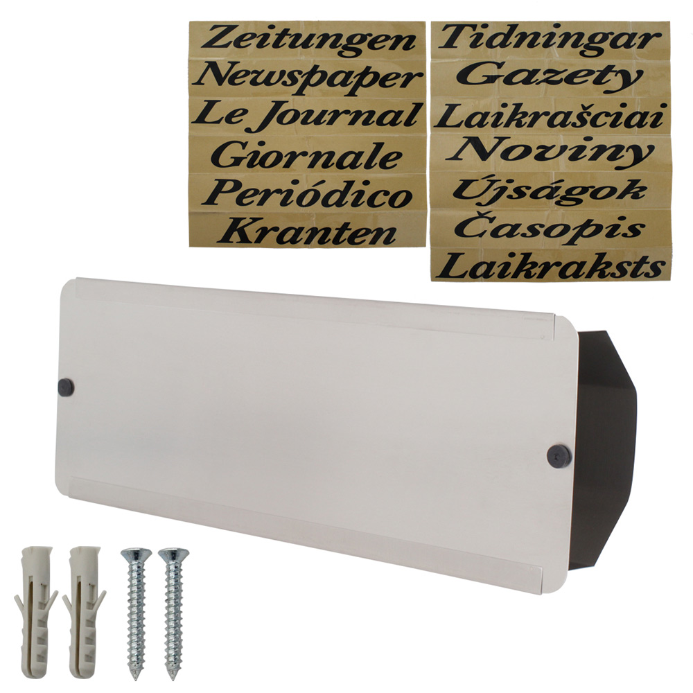 rottner-briefkasten-zeitungsrolle-sizilia-55007-t04012_zubehoer Rottner Edelstahl Zeitungsrolle Sizilia