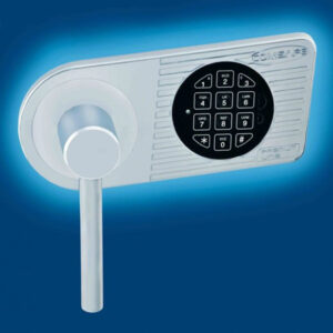 Rottner Stahlbüroschrank Residenz DS 125 Elektronikschloss Premium weißaluminium