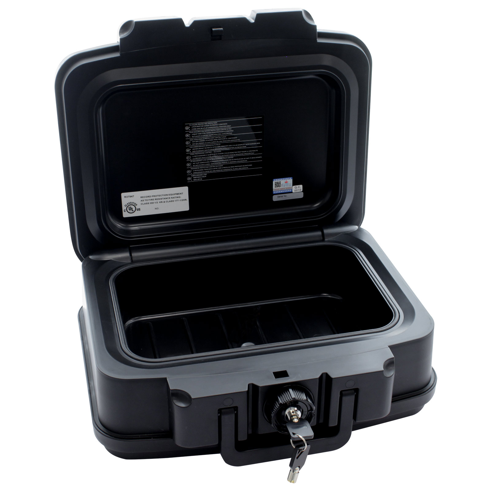 rottner-feuerschutzkassette-fire-data-box-1-t06351_offen1 Rottner Feuerschutzkassette FIRE DATA BOX 1 schwarz