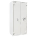 Rottner Wertschutzschrank EN1 Opal Fire OPD-55 Doppelbartschloss lichtgrau