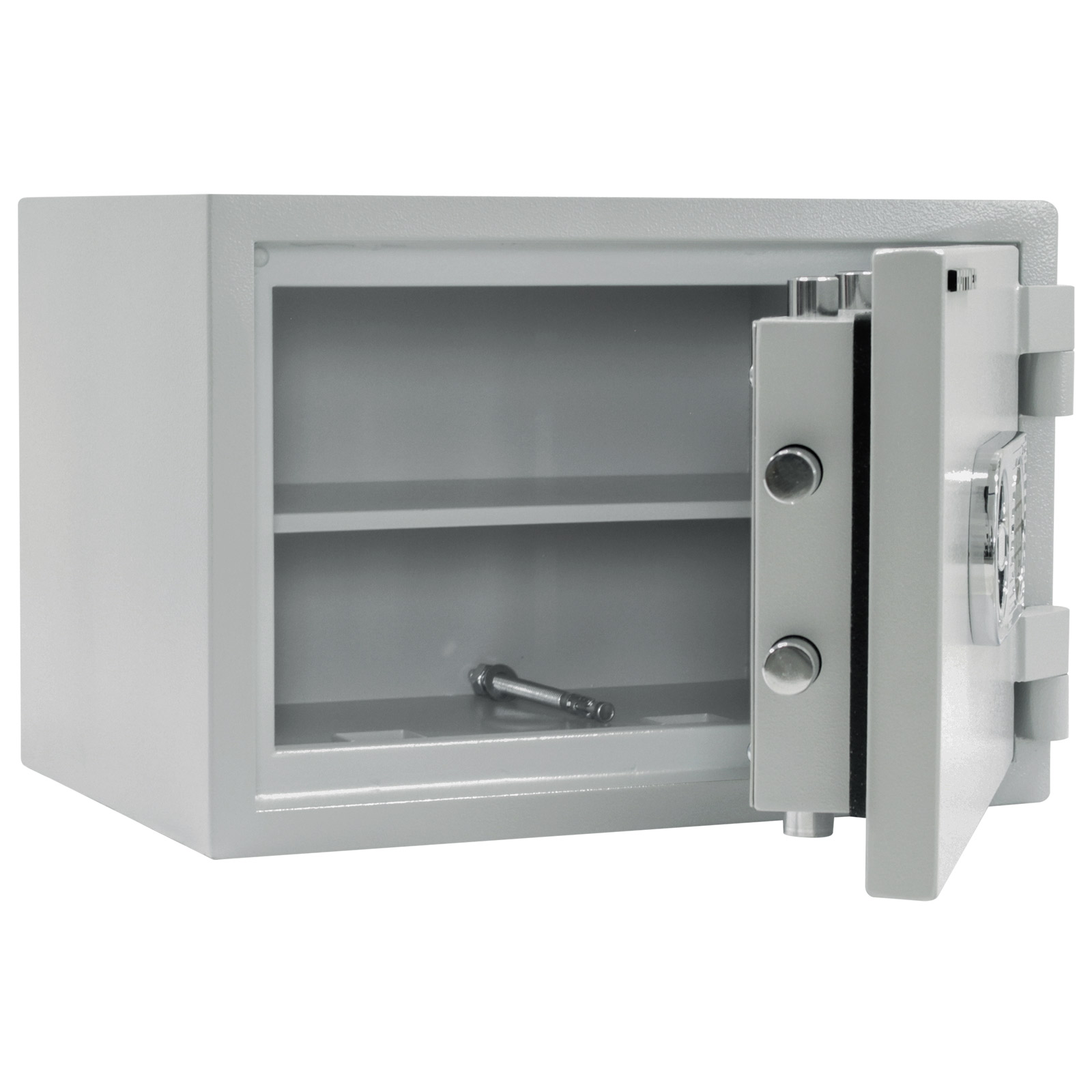 rottner-feuersicherer-wertschutzschrank-opal-fire-opd-35-elektronikschloss-premium-t05622_offen Rottner Wertschutzschrank EN1 Opal Fire OPD-35 Elektronikschloss lichtgrau