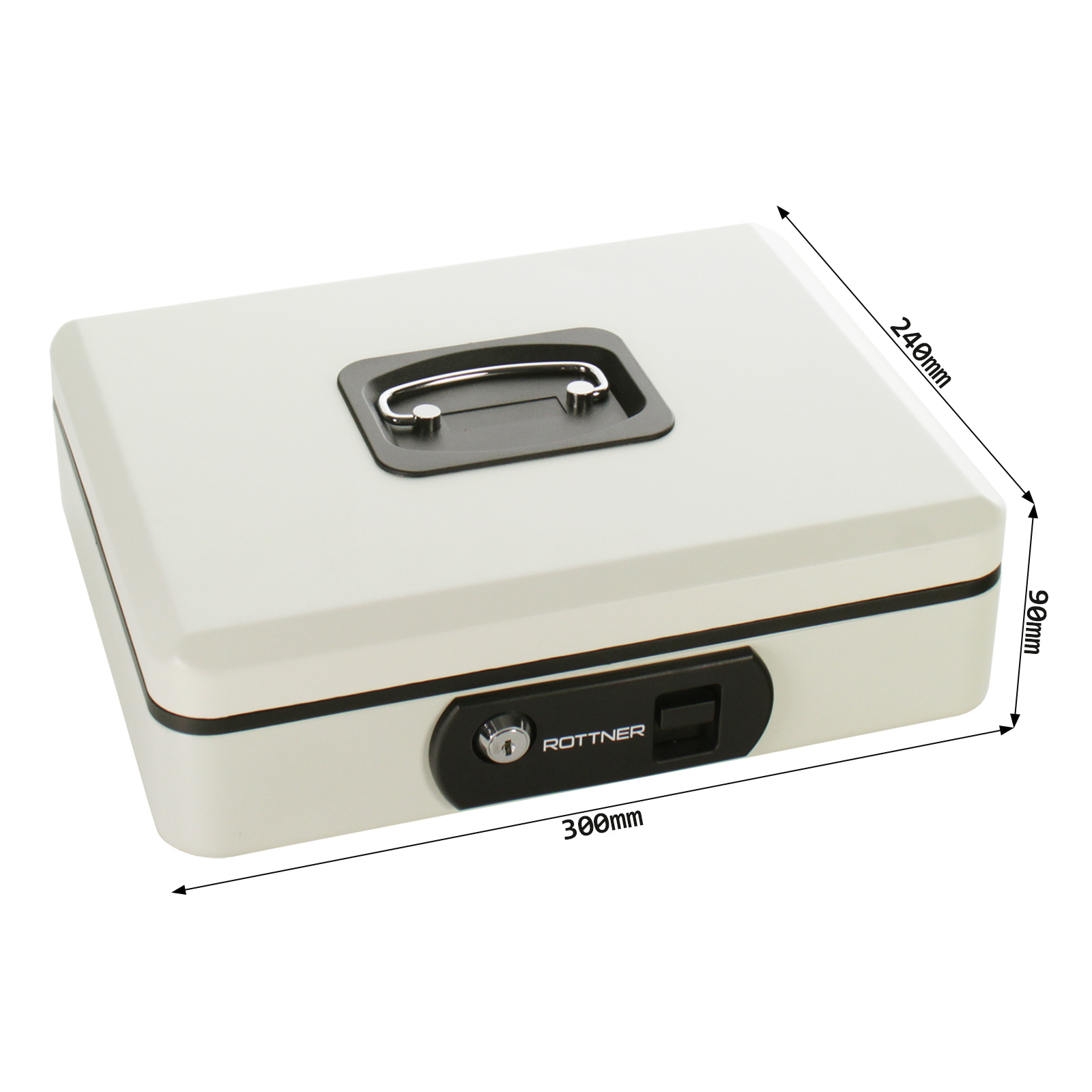 rottner-geldkassette-pro-box-two-weiss-t06409_abmessungen Rottner Geldkassette Pro Box Two Weiß