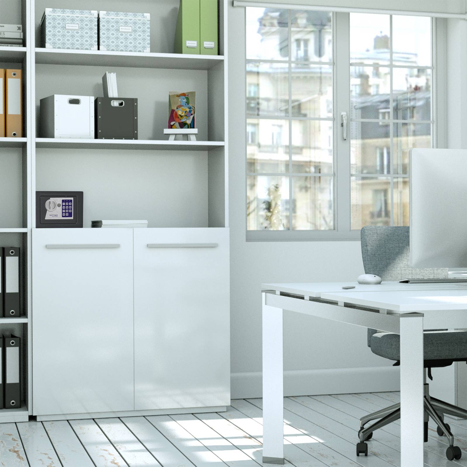 rottner-moebeltresor-jupiter-1-el-gleichschliessend-anthrazit-t06445_anwenderbild Rottner Möbeltresor Jupiter 1 Elektronikschloss Notfallschüssel gleichschließend