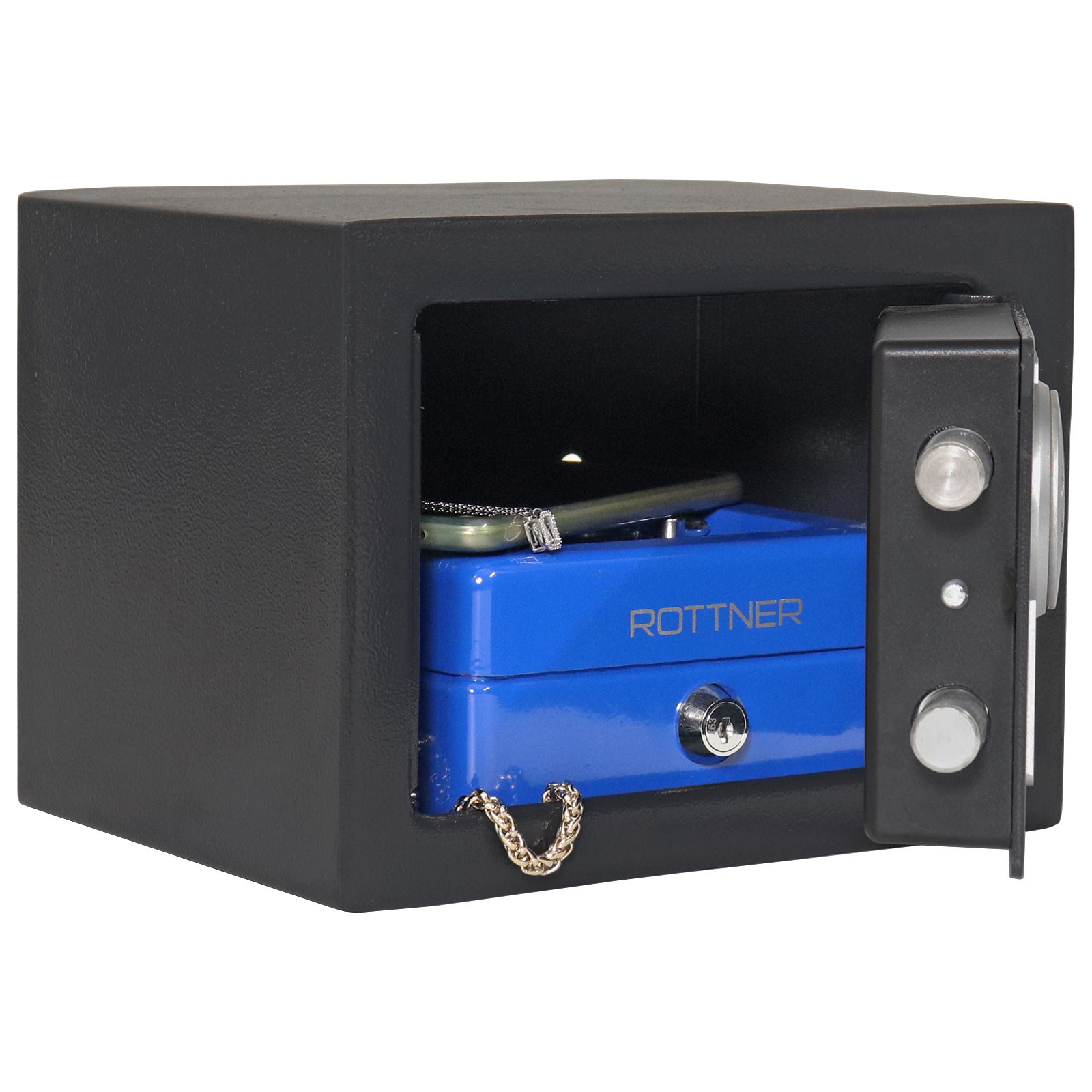 rottner-moebeltresor-jupiter-1-el-gleichschliessend-anthrazit-t06445_inhalt2 Rottner Möbeltresor Jupiter 1 Elektronikschloss Notfallschüssel gleichschließend