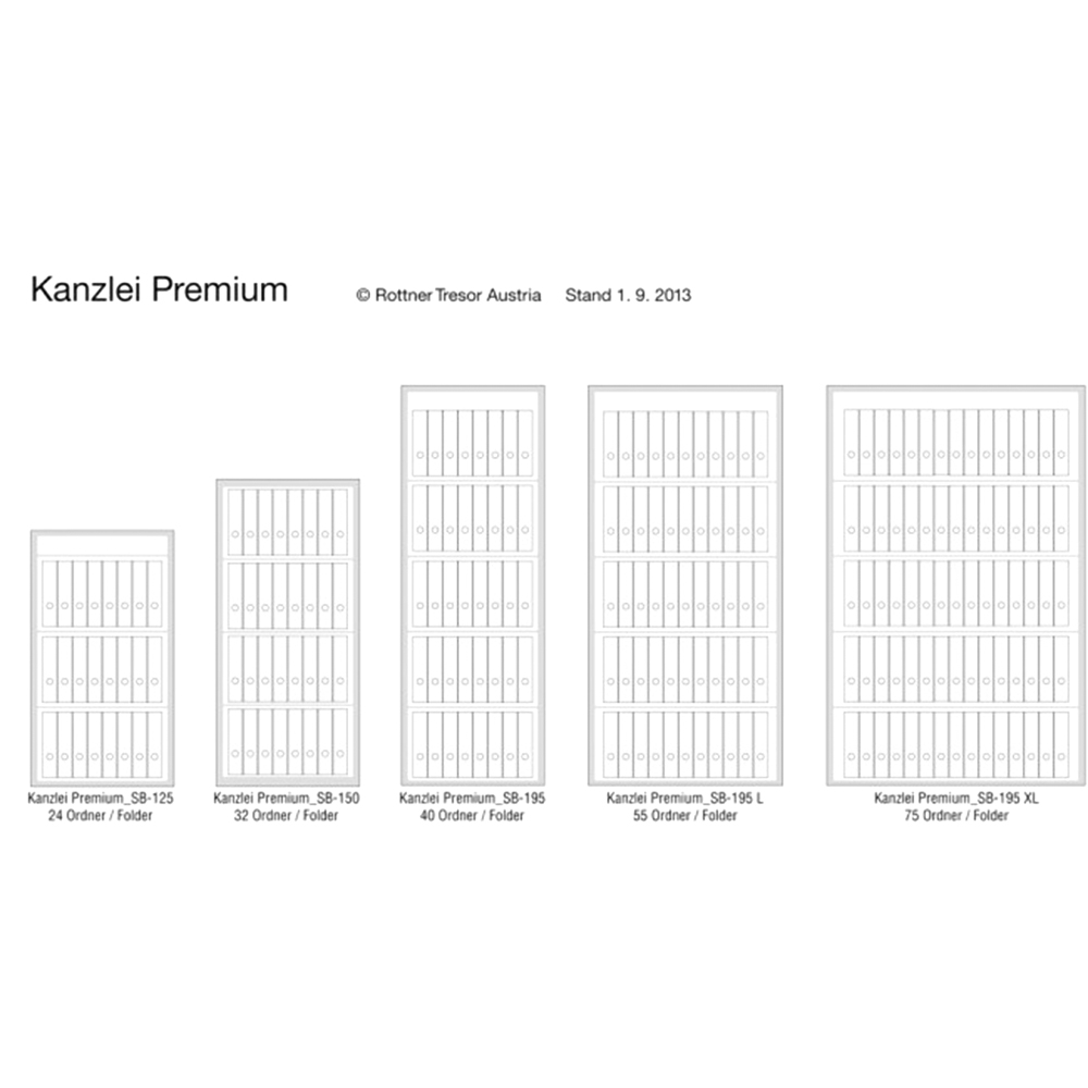 rottner-sb195-l-premium-t05236-detail1 Rottner Stahlbüroschrank Kanzlei SB 195 L Premium 2-flg. Doppelbartschloss weiß
