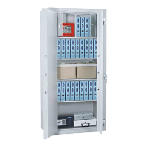 Rottner Stahlbüroschrank Kanzlei SB 195 XL Premium 2-flg.  Zahlenschloss weiß