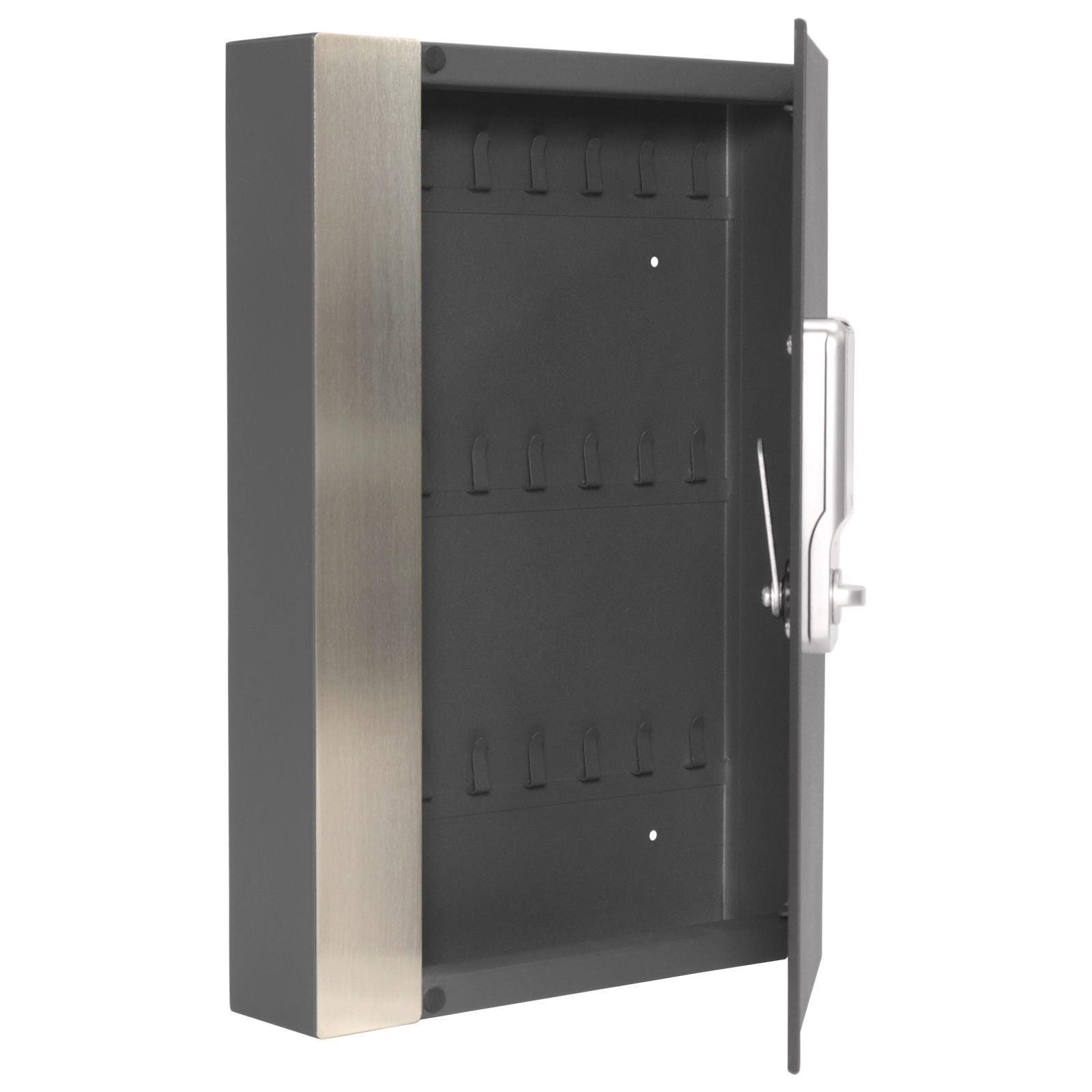 rottner-schluesselschrank-key-home-24-el-anthrazit-t06220_offen Rottner Schlüsselschrank Key Home 24 Elektronikschloss anthrazit