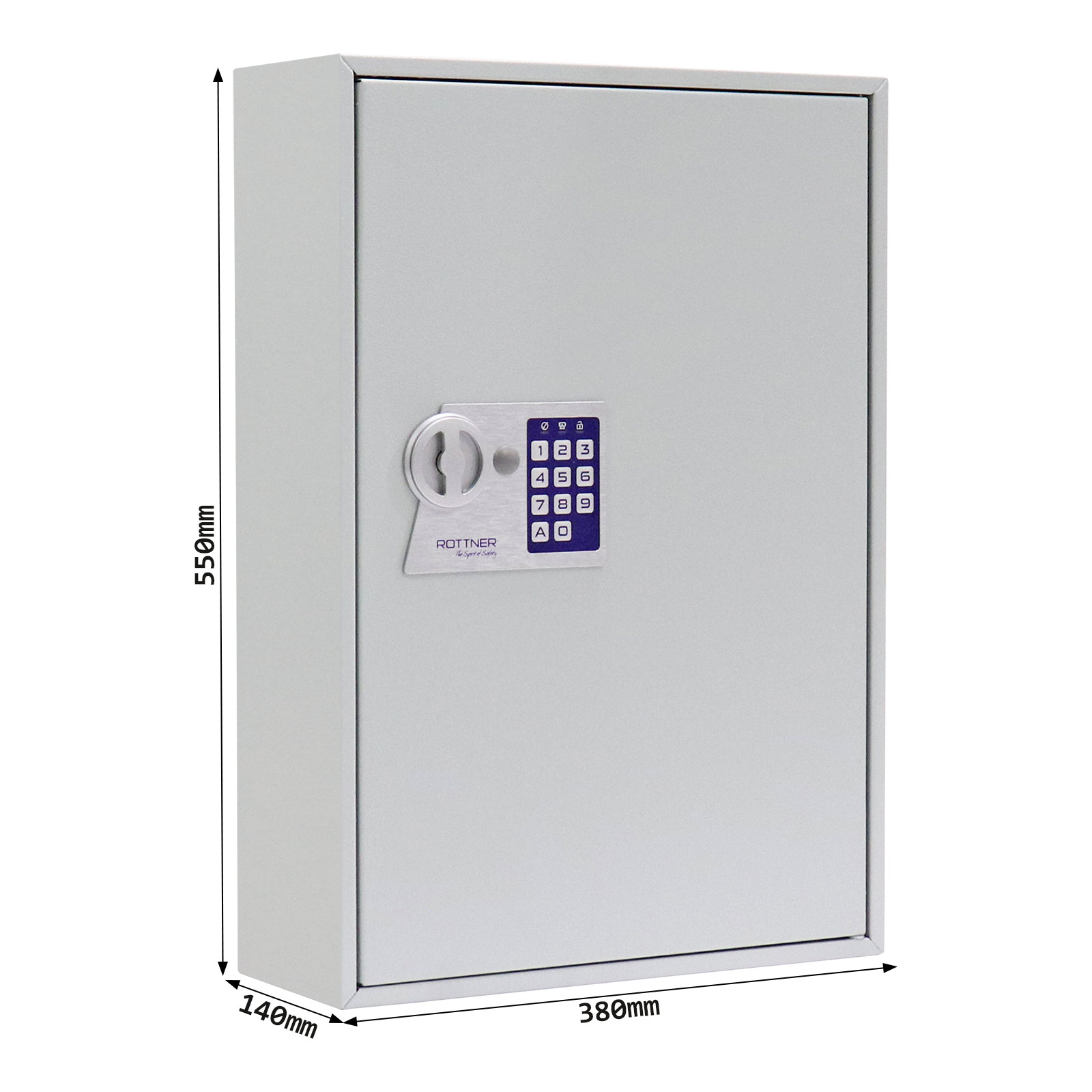 rottner-schluesselschrank-s150-el-lichtgrau-v2-t06022_abmessungen Rottner Schlüsselschrank S 150 Elektronikschloss