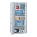 Rottner Stahlbüroschrank Kanzlei SB 195 Premium Doppelbartschloss weißaluminium