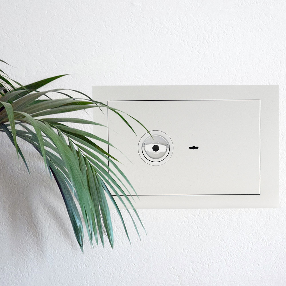 rottner-wandtresor-stone-se-35-premium-t04936_anwenderbild Rottner Wandtresor EN1 Stone SE 35 Premium Doppelbartschloss weißaluminium