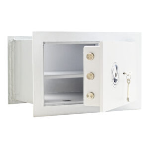 Rottner Wandtresor EN1 Stone SE 35 Premium Doppelbartschloss weißaluminium