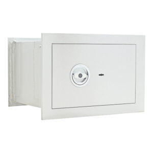 Rottner Wandtresor EN1 Stone SE 35 Premium Doppelbartschloss weißaluminium