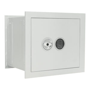 Rottner Wandtresor EN1 Stone SE 45 Premium Elektronikschloss weißaluminium