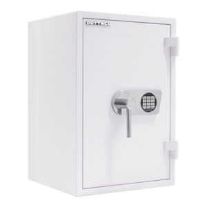 Rottner Wertschutzschrank EN1 Atlas Fire Premium 65 Elektronikschloss  Weiß