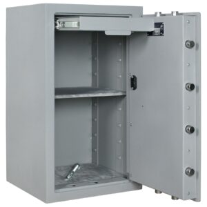 Rottner Wertschutzschrank EN1 Pearl 75  Doppelbartschloss grau