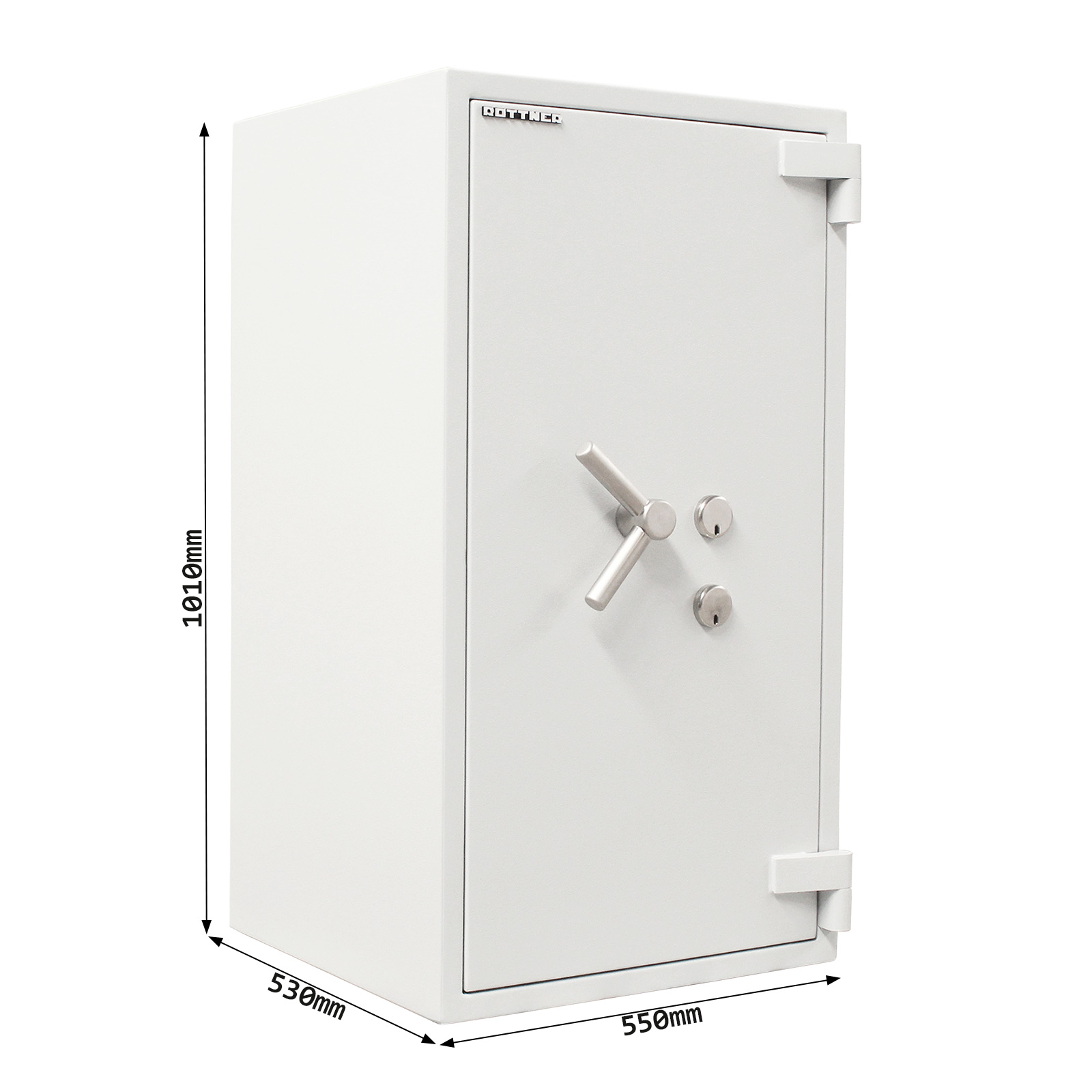 rottner-wertschutzschrank-projekt-100-fire-premium-doppelbartschloss-t05949_abmessungen_1 Rottner Wertschutzschrank EN4 Projekt 100 Fire Premium Doppelbartschloss lichtgrau
