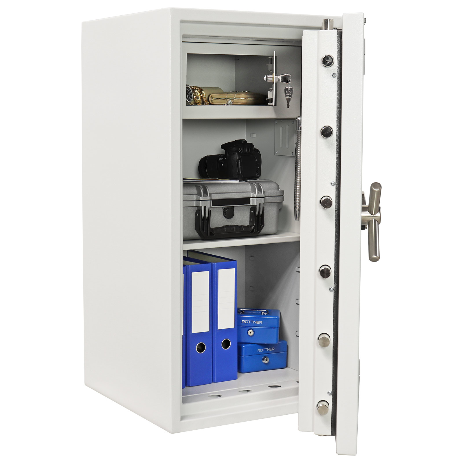 rottner-wertschutzschrank-projekt-fire-premium-100-it-el-en4-t05950_inhalt2 Rottner Wertschutzschrank EN4 Projekt 100 Fire Premium Elektronikschloss lichtgrau