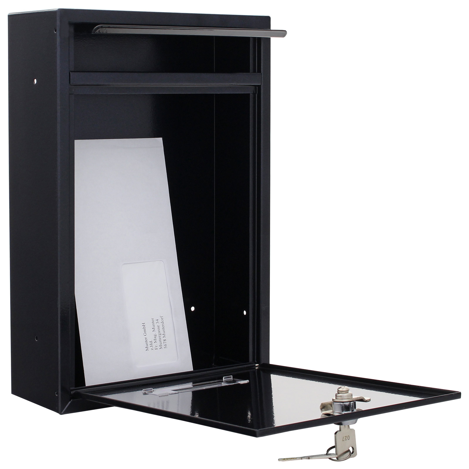 rottner-briefkasten-56508-tarvis-anthrazit-t02942_inhalt1 Rottner Briefkasten Tarvis anthrazit